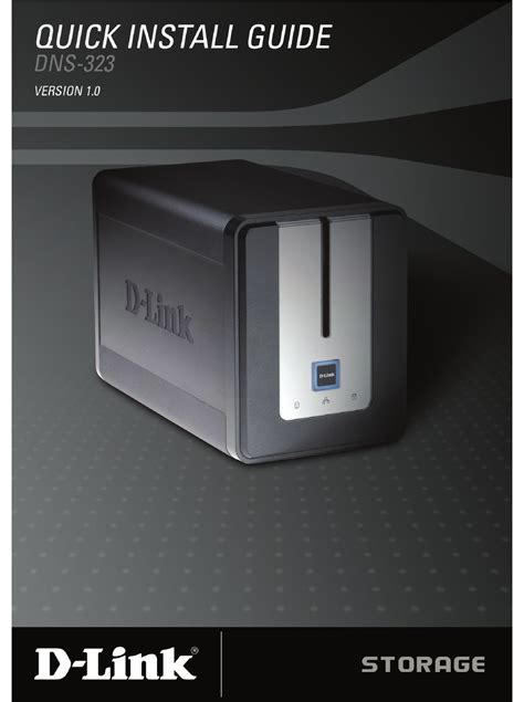 dlink dns 323 software pdf manual